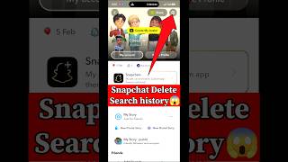 How To Delete Search History On Snapchat | Snapchat Search History Kaise Delete Kare |#snapchat