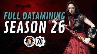 Fallout 76: Datamining Season 26 "Beware the Blood Moon"