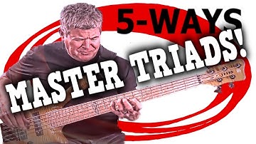5 Ways to Master Triads | Joe Hubbard Bass Lessons