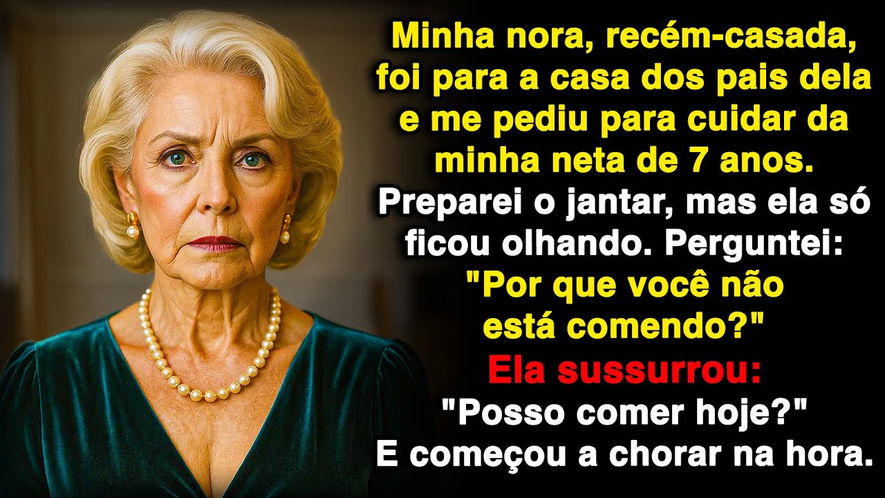 Minha neta de 7 anos me perguntou se tinha permissão para jantar!