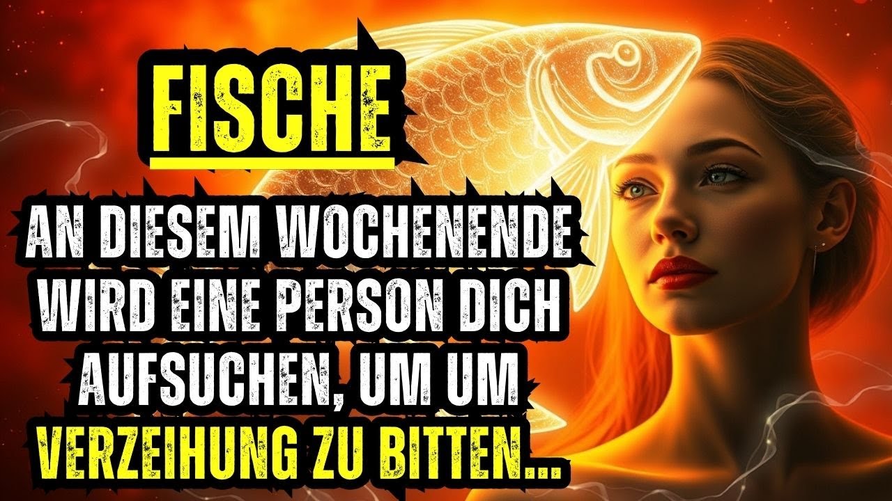FISCHE – AN DIESEM WOCHENENDE WIRD EINE PERSON DICH AUFSUCHEN, UM UM VERZEIHUNG ZU BITTEN…
