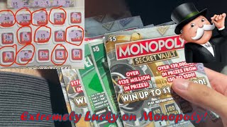 10 MATCHES ON $10 MONOPOLY SECRET VAULT!!! | Florida Lottery 7/16/24