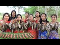 Wow amazing cooking 300 rats roasted and crispy recipe in my village