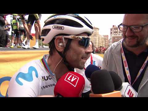 Alejandro Valverde - entrevista en la salida - Etapa 13 - Vuelta a España 2019