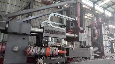 A CNC ring rolling machine that we are installing at the user