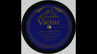“Love in Lilac Time” (Furber, Lensen) p. Lambert Murphy 1921