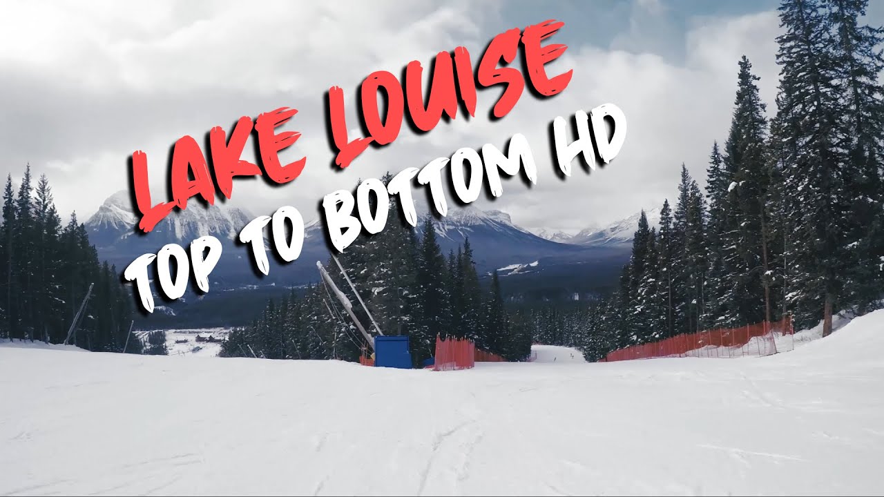 LAKE LOUISE RESORT Top to Bottom POV HD 60FPS
