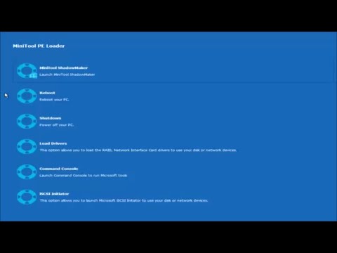 Create a Boot Media using MiniTool's Shadowmaker