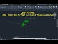 Lệnh Rotate - Lệnh quay đối tượng hay dùng trong autocad