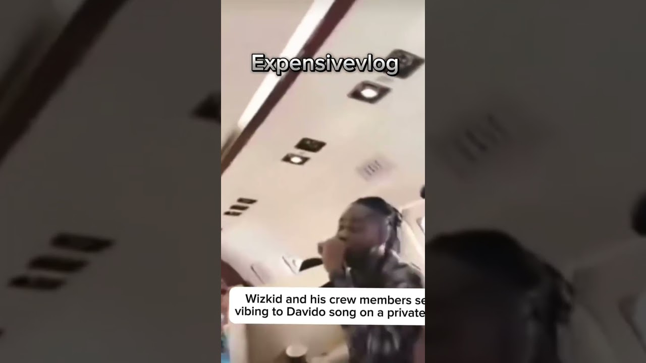 Wizkid and his crew members caught on camera vibing to davido's song 
