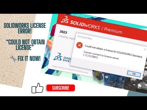 How to Fix SolidWorks Standard License Error (2025 Update) #solidworks #design #SolidWorkslicensefix