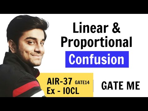 Difference between Linear and/or Proportional relations