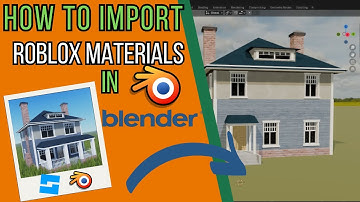 How to Import Roblox Materials into Blender | Easy Roblox Studio to Blender Tutorial |