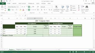 Microsoft Office Excel 2013 Tutorial: Letting the Sum Button do the Math for You | K Alliance