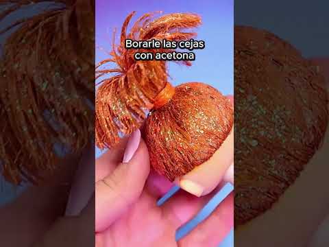 Cosas que nunca le haría a la muñeca favorita de mi hermanita!😭 #manualidades #art #funny