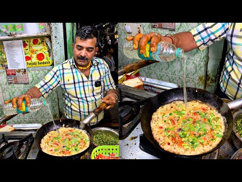 भारत का पहला पानी वाला OMLETTE ?? बिना OIL और BUTTER सिर्फ Only Water?⚠️ || Street food