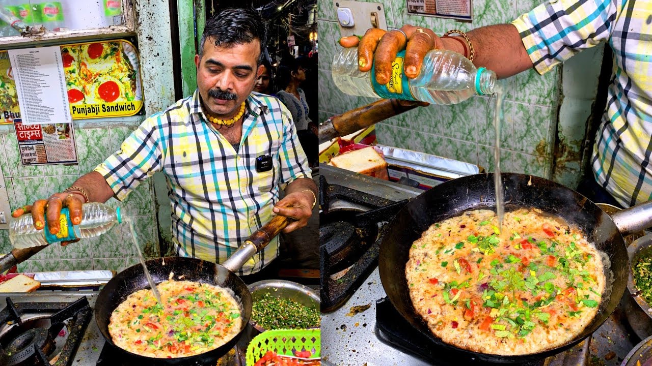 भारत का पहला पानी वाला OMLETTE 😳😳 बिना OIL और BUTTER सिर्फ Only Water😱⚠️ || Street food