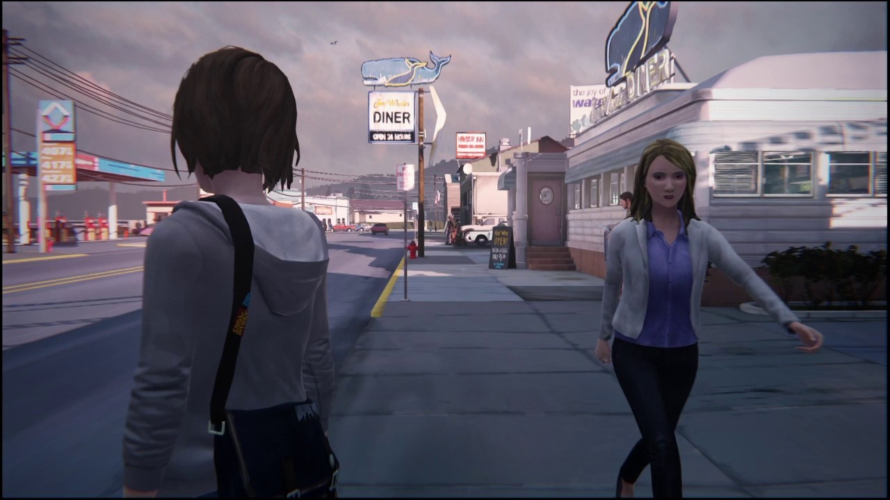 Video Game Ambience Asmr - (Life is Strange) Waiting for the Bus CH.2 (Relaxation/White Noise)