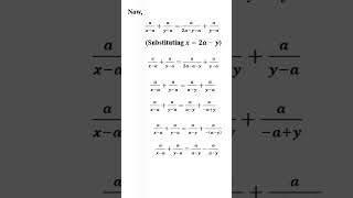 Algebraic Merging: Solve this Equation with 100% Precision! #shorts #short #shortvideo #shortsfeed