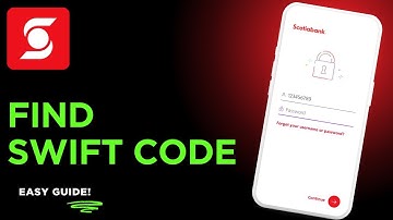 How To Find The SWIFT Code Of Scotiabank Canada, Canada !