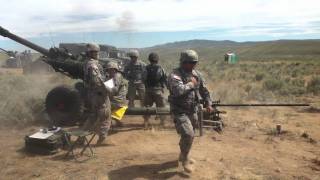 119er howitzer cannon live fire hittin the wolf pussy