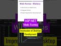 Why ASP.NET Web Forms was Great (.NET Frameworkd) #dotnet