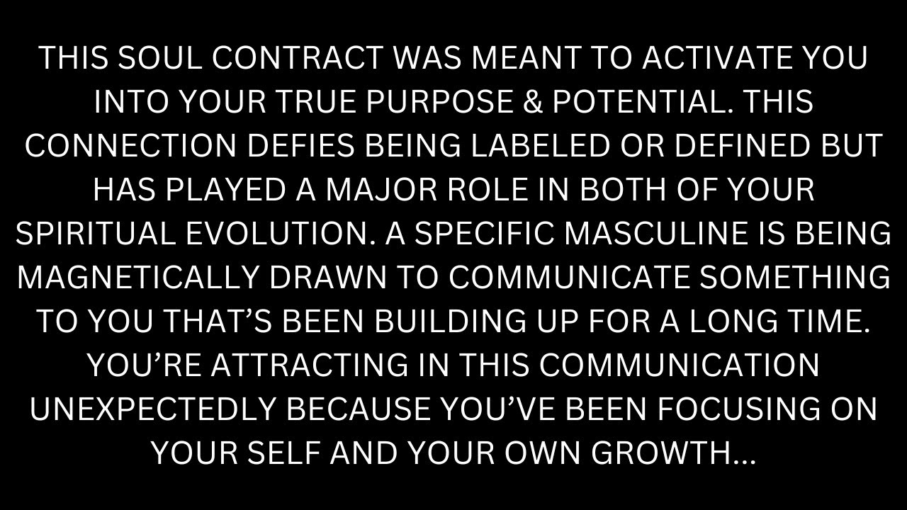 Your self-growth has unexpectedly pushed this masculine to communicate...  [Divine Feminine Reading]