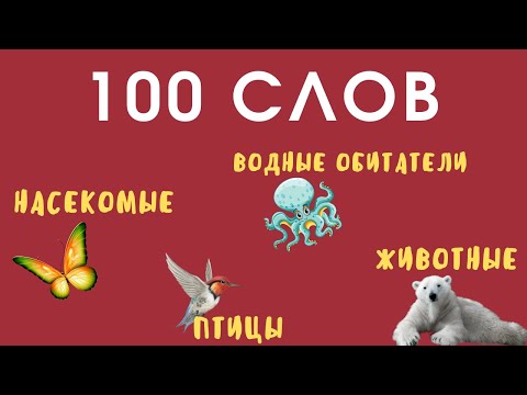 Животные на английском с КАРТИНКАМИ, ТРАНСКРИПЦИЕЙ и ПЕРЕВОДОМ | Learn English