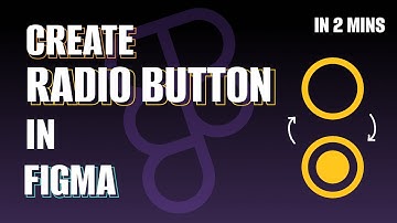 Create Radio Button in Figma | Figma Tutorial | Figma Tricks | UI/UX