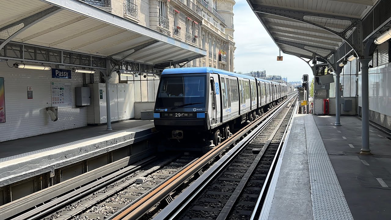 Métro Ligne 6 - Les MP89 de Passy
