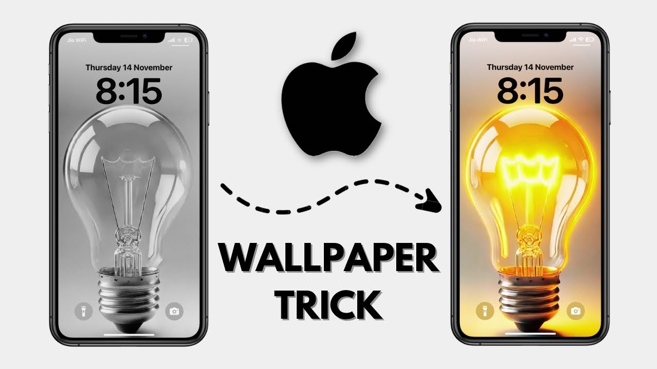 Bulb On/off iPhone Wallpaper🤯 ( Tap to Switch ) - YouTube