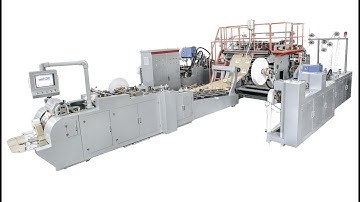 Nanjiang WFD-430 Fully Automatic Roll Fed Paper Bag with Twisted & Flat Handle Machine