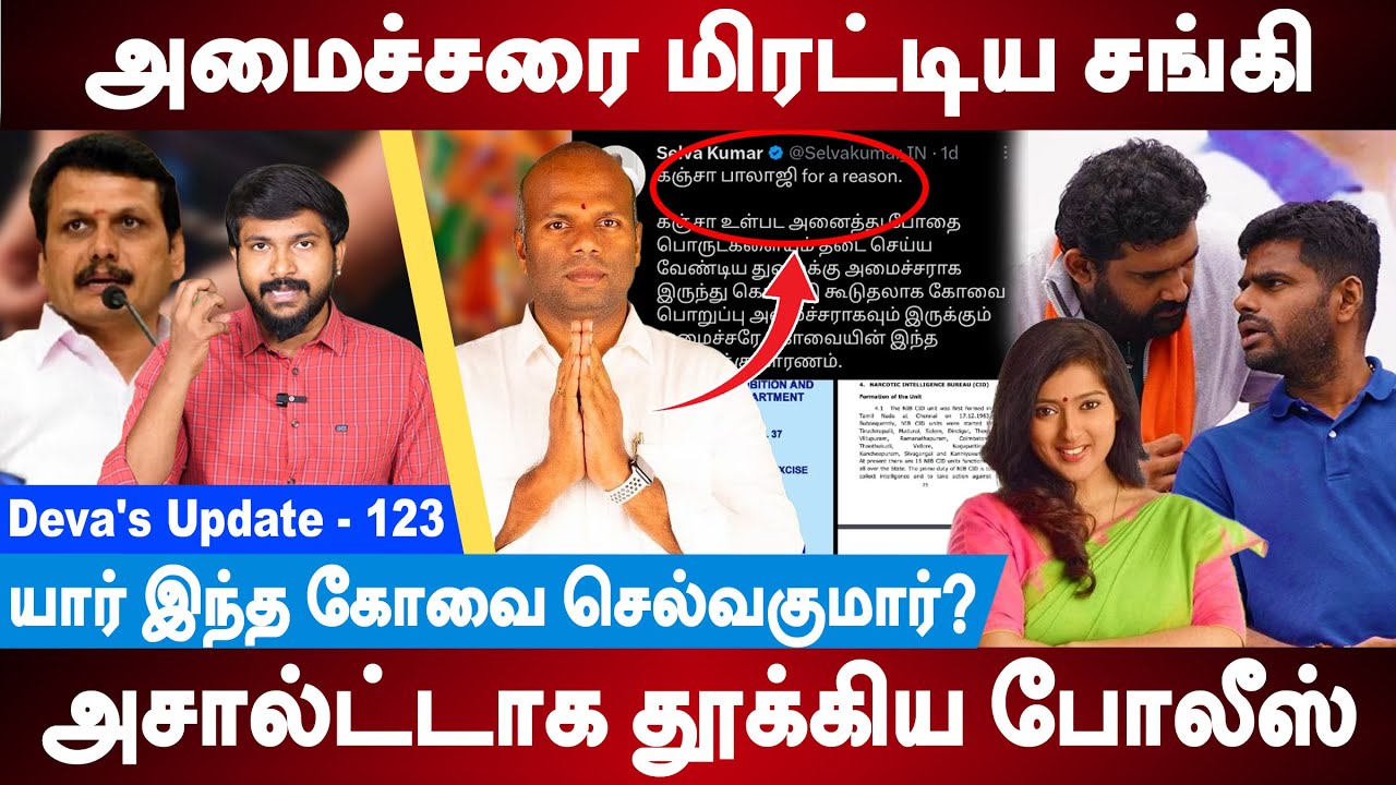 Derogatory Tweet Against Dmk Senthil Balaji - BJP Selvakumar Arrest ...