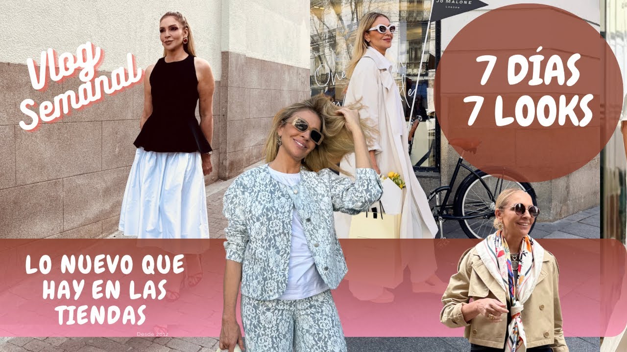 LOOKS PARA LA SEMANA con ropa que ya tienes / Vlog semanal  (tu asesora de imagen y moda)
