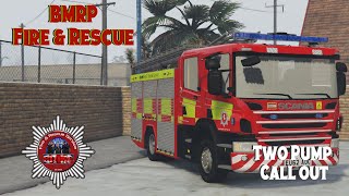 [British Manor Roleplay] Fire & Rescue Service [Two Appliance Call to Redline!]