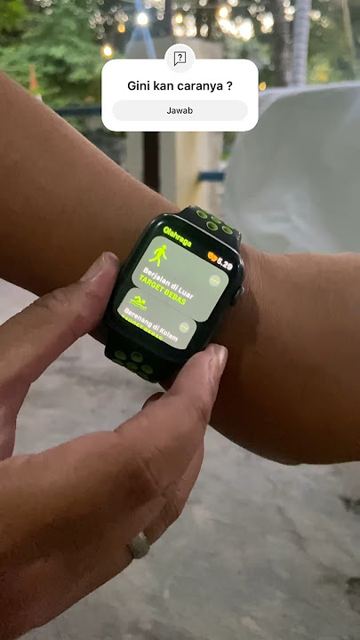 Setting smart watch sebelum mulai olahraha berjalan kaki ! #diettips #shorts #jalankaki