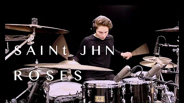 SAINt JHN - ROSES (Imanbek Remix) | Drum Cover • Gabriel Gomér