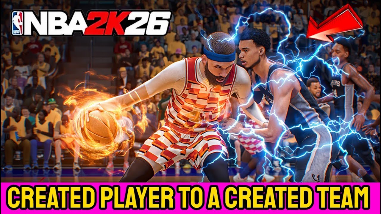 NBA 2K26 - How to add Created Player to a Created Team (Tutorial)