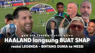 Haaland buat Story untuk Messi “Reaksi Gila Bintang DUNIA pd Hattrick Messi" Show dr Dewa Sepak Bola