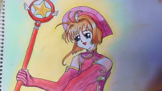 Speed Drawing - How to Draw Sakura Kinomoto [Cardcaptor Sakura]