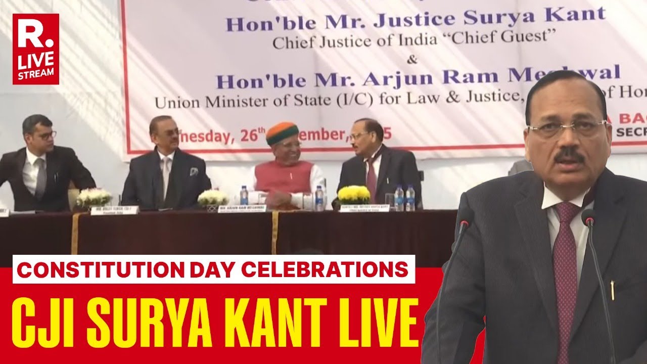 Constitution Day Celebrations LIVE: CJI Surya Kant Attends Programme At Supreme Court