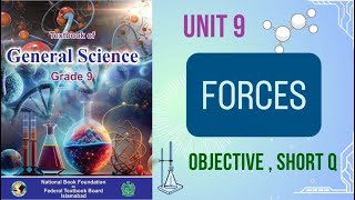Forces | Unit 9 Class 9 General Science | MCQs and Short Q | FGEIs NBF 2025