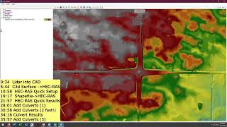 2D HEC RAS Ditches Culverts Rural Road   YouTube