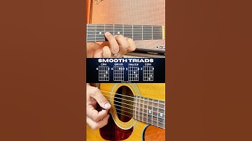 Smooth Triads – C♯m → G♯m/B → F♯m/A → Cdim – Acoustic Guitar Chords & Simple Melody #Shorts