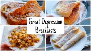 Making and Trying 4 Great Depression Breakfast | Depression Era Recipes Cookbook