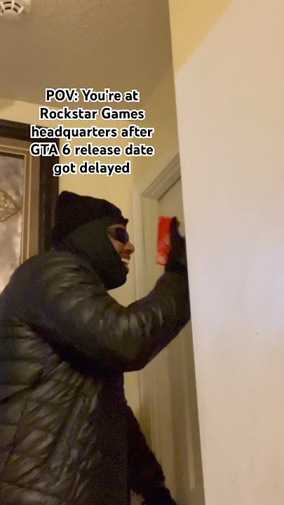POV: You at Rockstar Games headquarters after GTA 6 got delayed #viral #shorts #gta6 #rockstargames