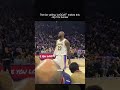 You can always count on NBA crowds to deliver—the fan shouting 'LeGOAT' is absolute gold 😭
