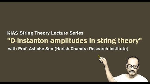 D-instanton amplitudes in String Theory 2 with Prof. Ashoke Sen (Harish-Chandra)