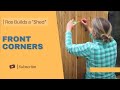 DIY Shed Build - Front Corners - Episode 22