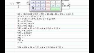 Analyzing a Series-Parallel Circuit